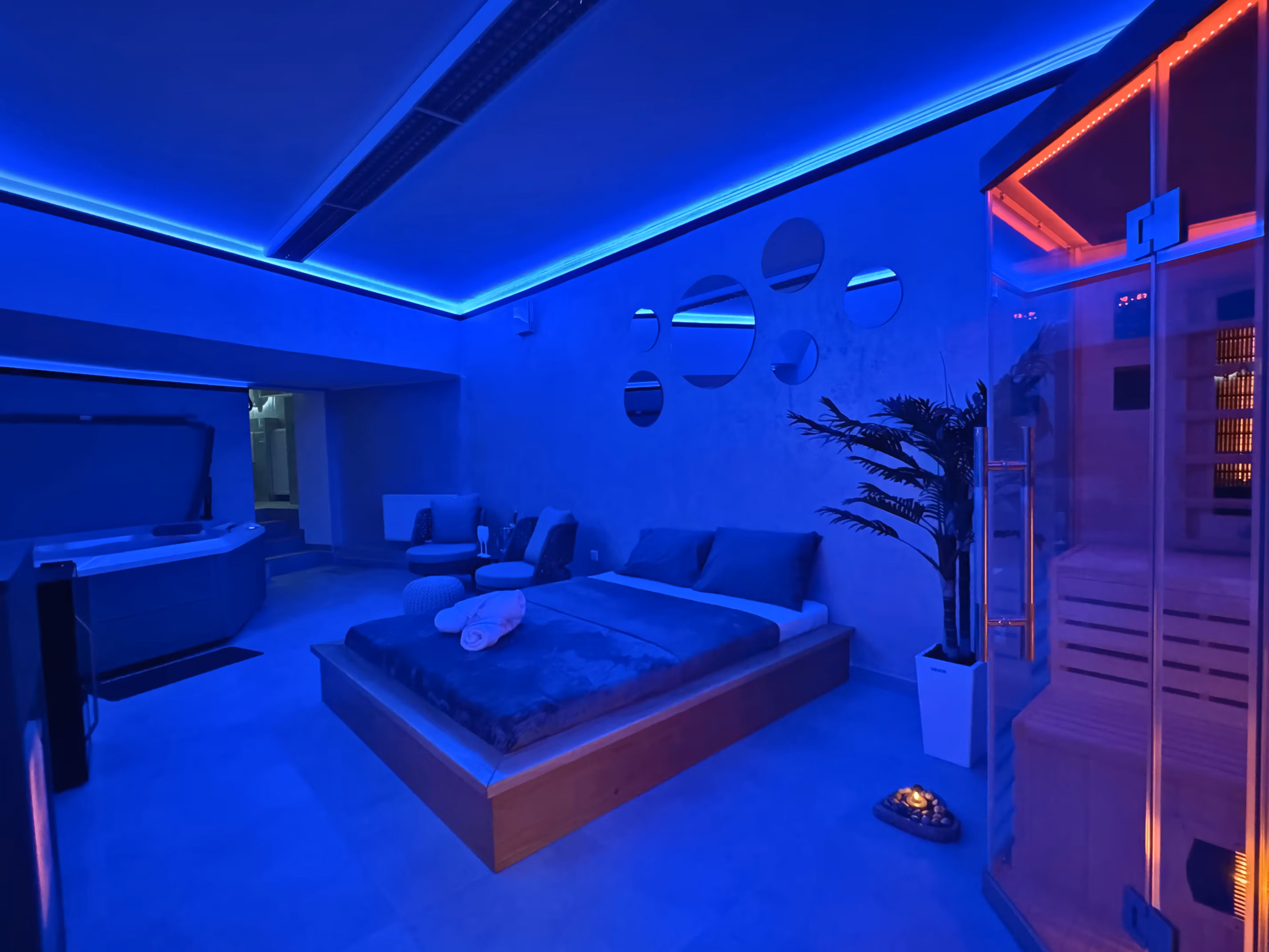 Privátní apartmán s vířivkou a infrasaunou