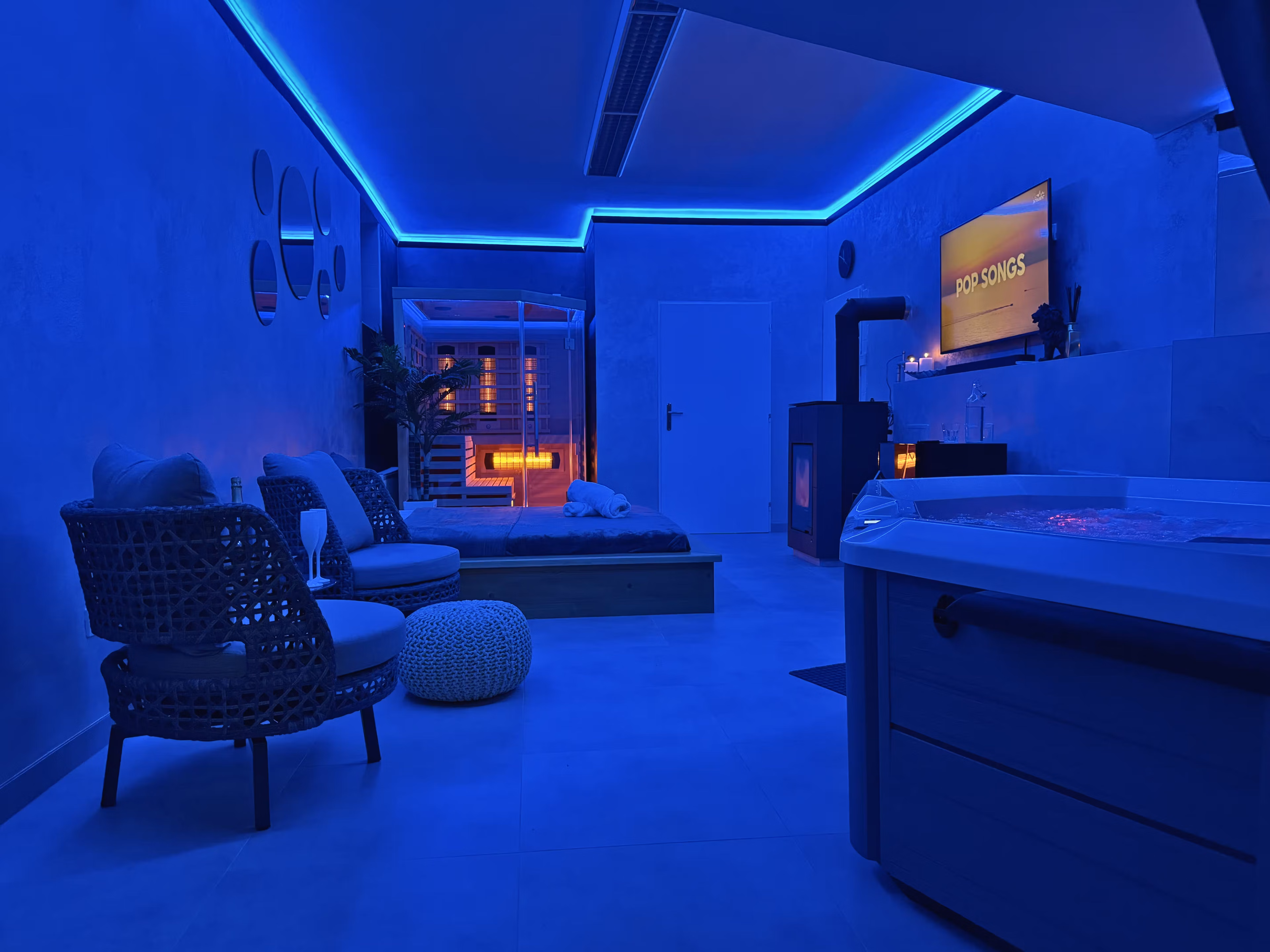 Privátní apartmán s vířivkou a infrasaunou