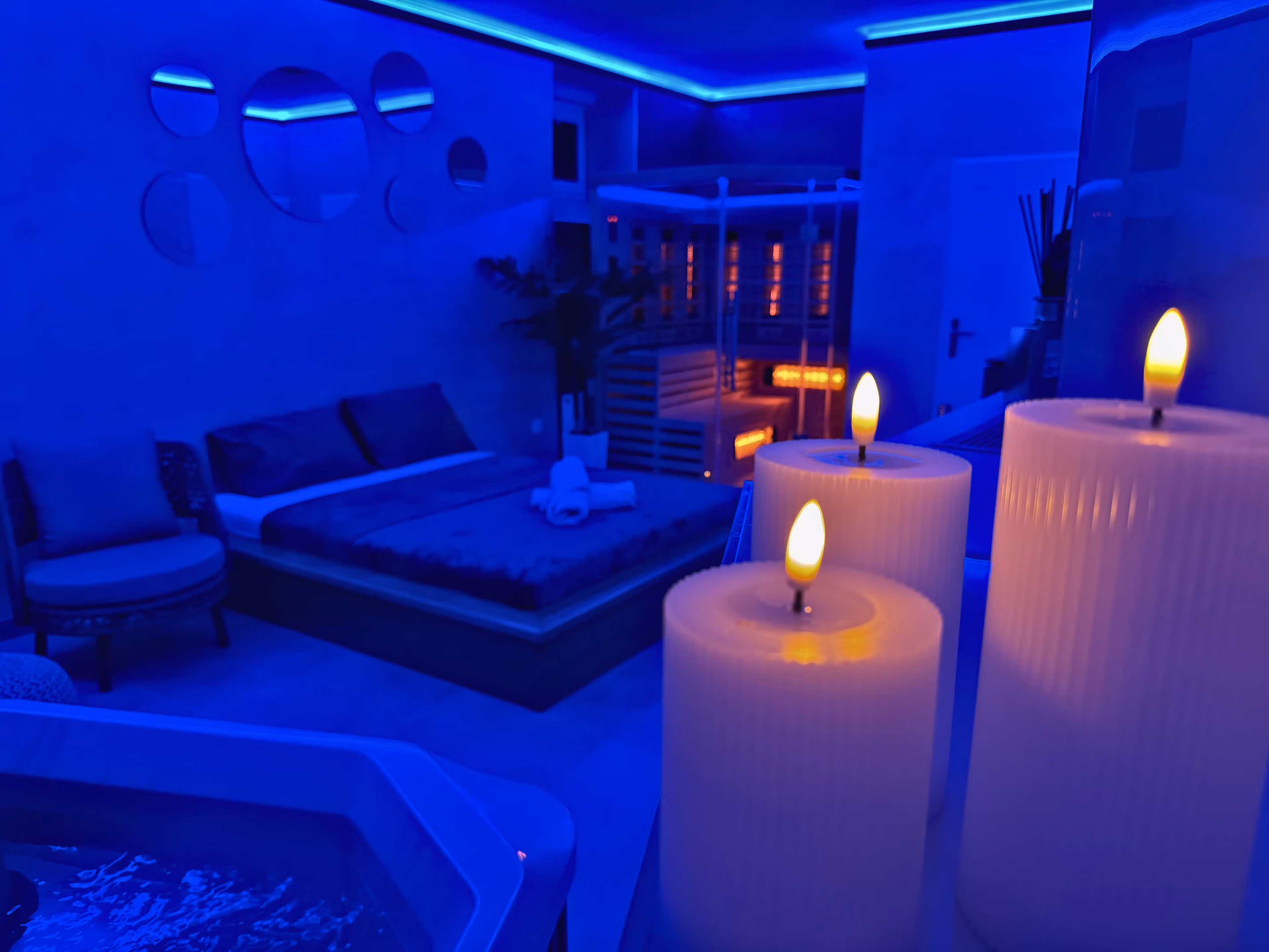 Privátní apartmán s vířivkou a infrasaunou